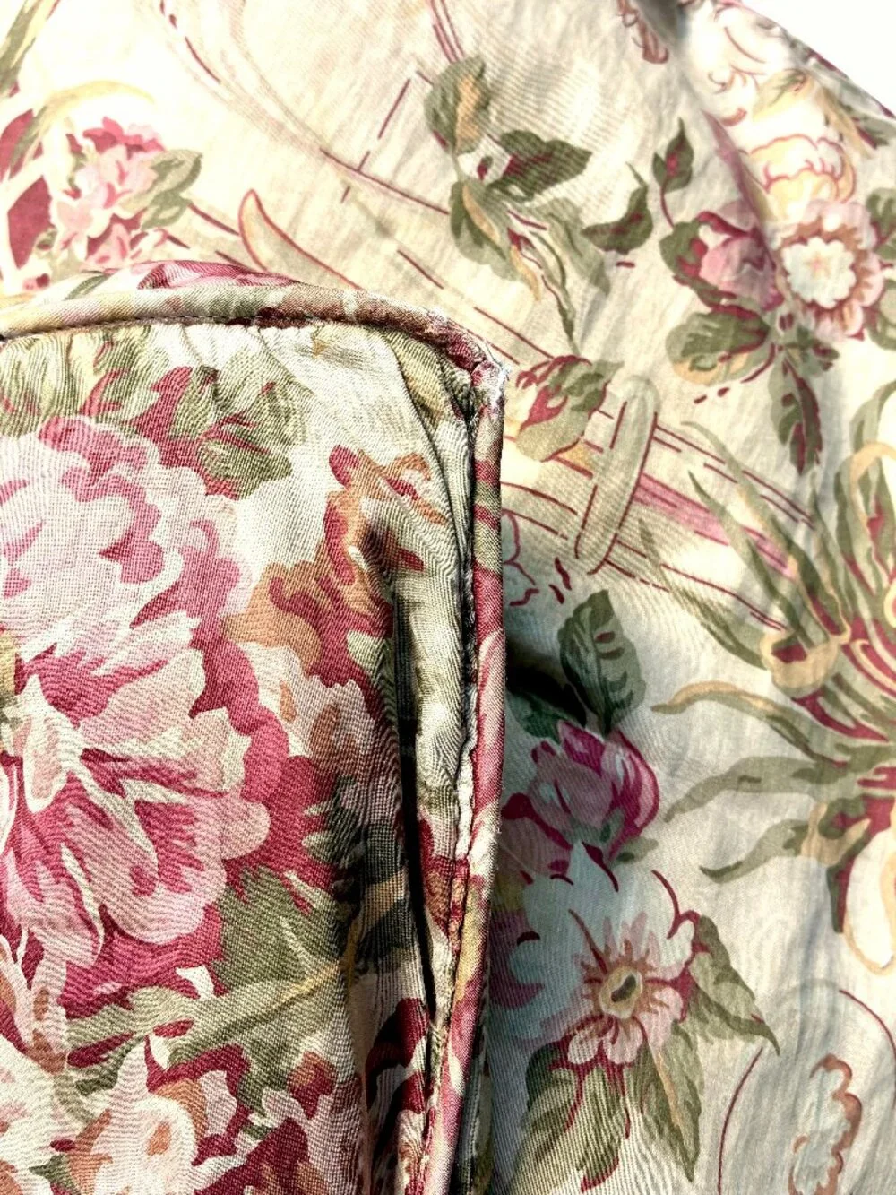 Rare VTG Ralph Lauren Guinevere Cotton Sateen Comforter, Twin, 90s